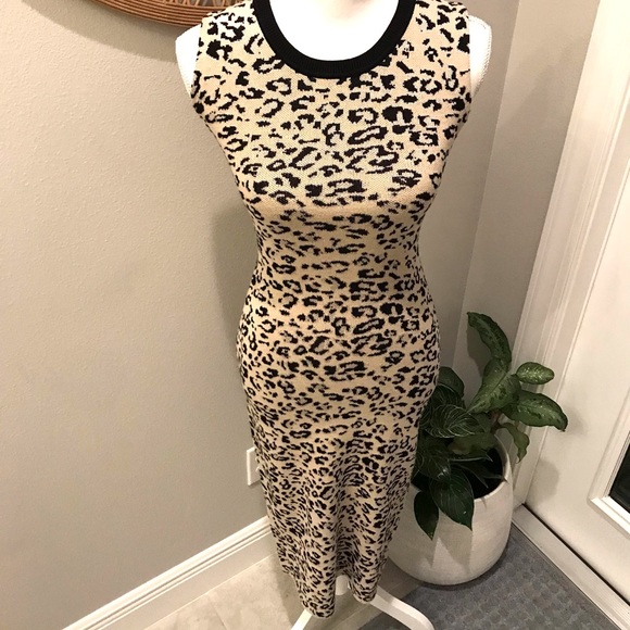Rachel by RACHEL ROY leopard sweater dress - Picture 7 of 8